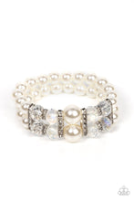 Load image into Gallery viewer, Timelessly Tea Party - White Bracelet by Paparazzi
