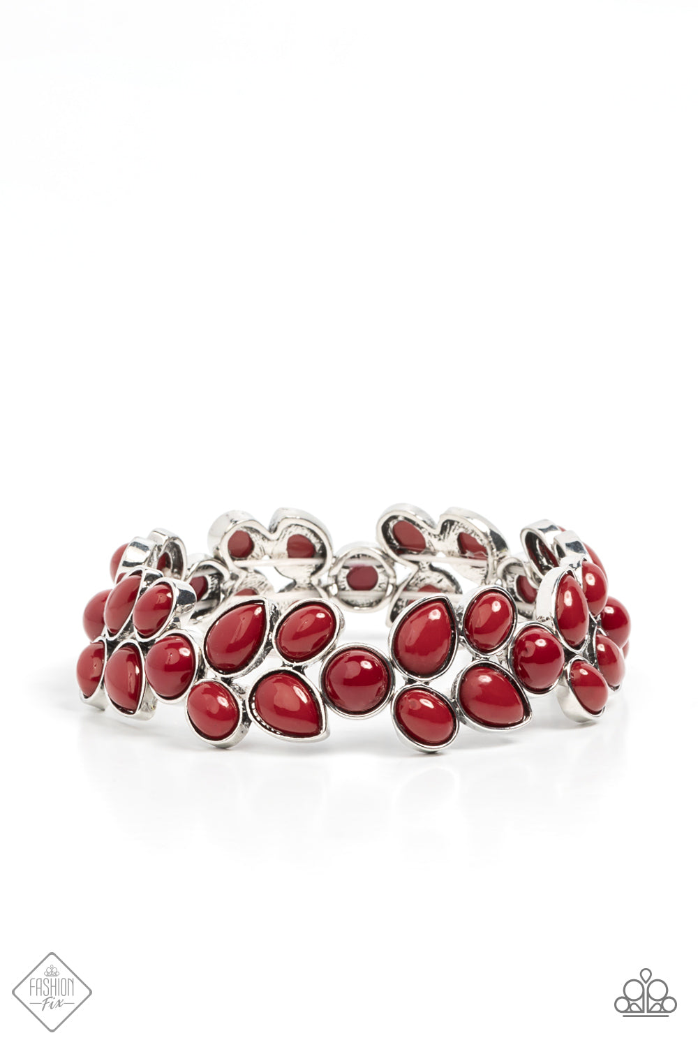 Marina Romance - Red Bracelet by Paparazzi