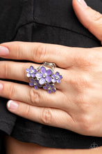 Load image into Gallery viewer, Boastful Blooms - Purple Ring by Paparazzi
