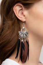 Load image into Gallery viewer, Plume Paradise - Multi Earrings by Paparazzi
