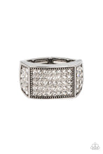 Load image into Gallery viewer, Metro Merger - White Men&#39;s Ring by Paparazzi
