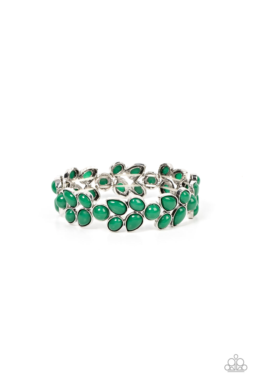 Marina Romance - Green Bracelet by Paparazzi