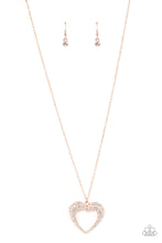 Load image into Gallery viewer, Cupid Charisma - Copper Necklace by Paparazzi
