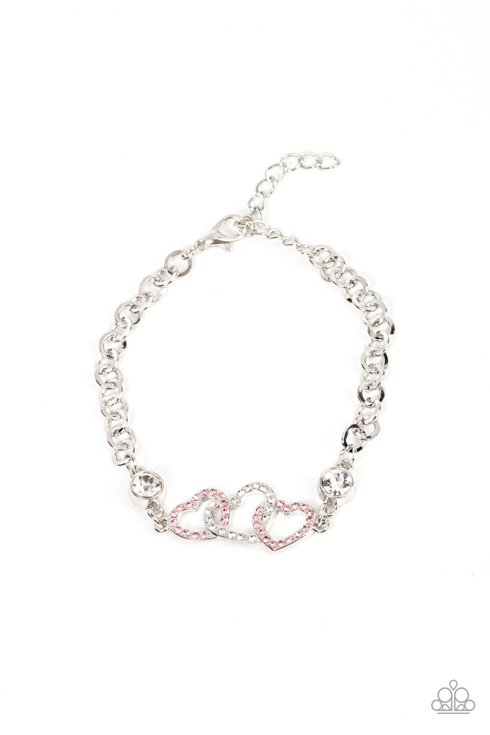 Desirable Dazzle - Pink Bracelet by Paparazzi