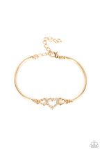 Load image into Gallery viewer, Cupids Confessions - Gold Bracelet by Paparazzi
