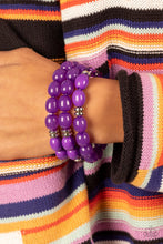 Load image into Gallery viewer, Coastal Coastin - Purple Bracelet by Paparazzi
