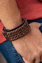 Load image into Gallery viewer, Urban Expansion - Brown Men&#39;s Bracelet by Paparazzi
