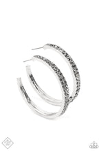 Load image into Gallery viewer, Tick, Tick, Boom! - Silver Earrings by Paparazzi
