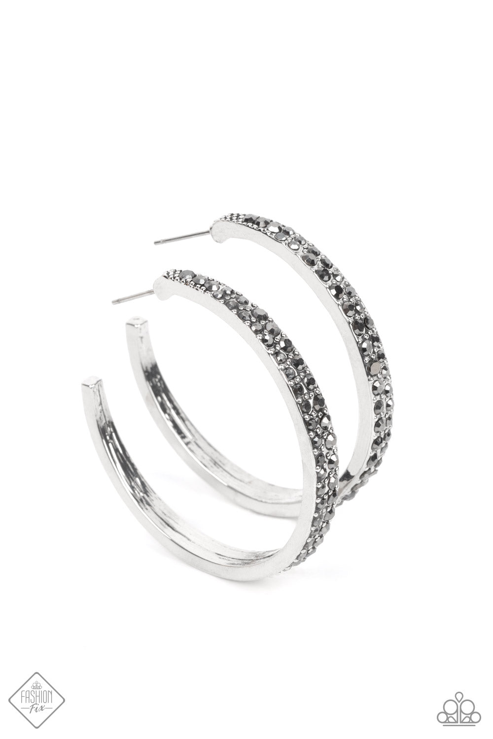 Tick, Tick, Boom! - Silver Earrings by Paparazzi