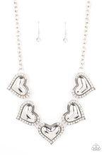 Load image into Gallery viewer, Kindred Hearts - White Necklace by Paparazzi
