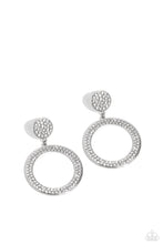 Load image into Gallery viewer, GLOW You Away - White Earrings by Paparazzi
