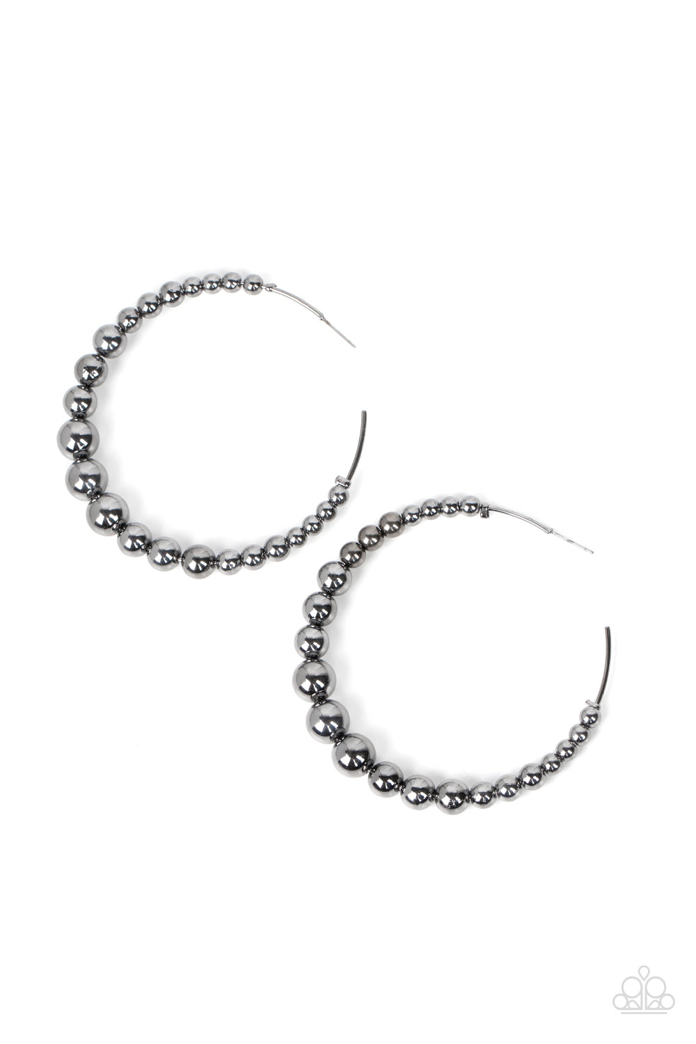 Show Off Your Curves - Black Earrings by Paparazzi