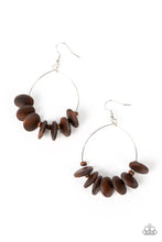 Load image into Gallery viewer, Surf Camp - Brown Earrings by Paparazzi
