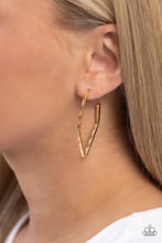 Load image into Gallery viewer, Winning Edge - Gold Earrings by Paparazzi
