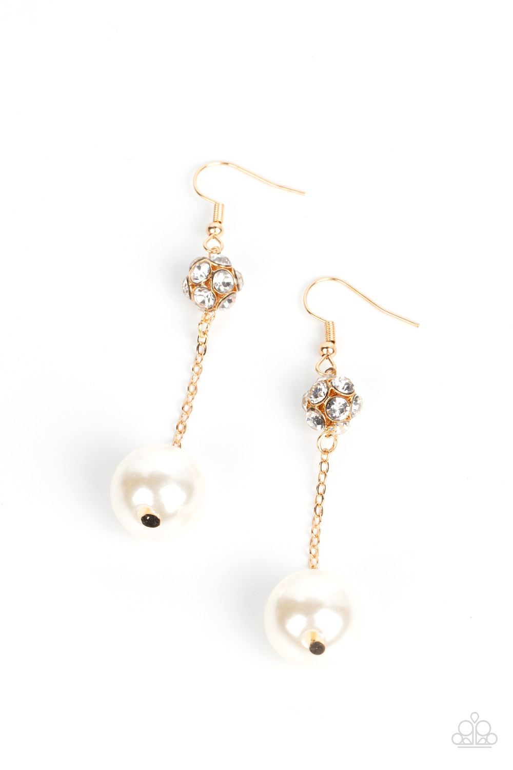 Nautical Nostalgia - Gold Earrings by Paparazzi Accessories