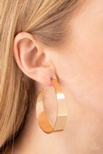 Load image into Gallery viewer, Flat Out Fashionable - Gold Earrings by Paparazzi
