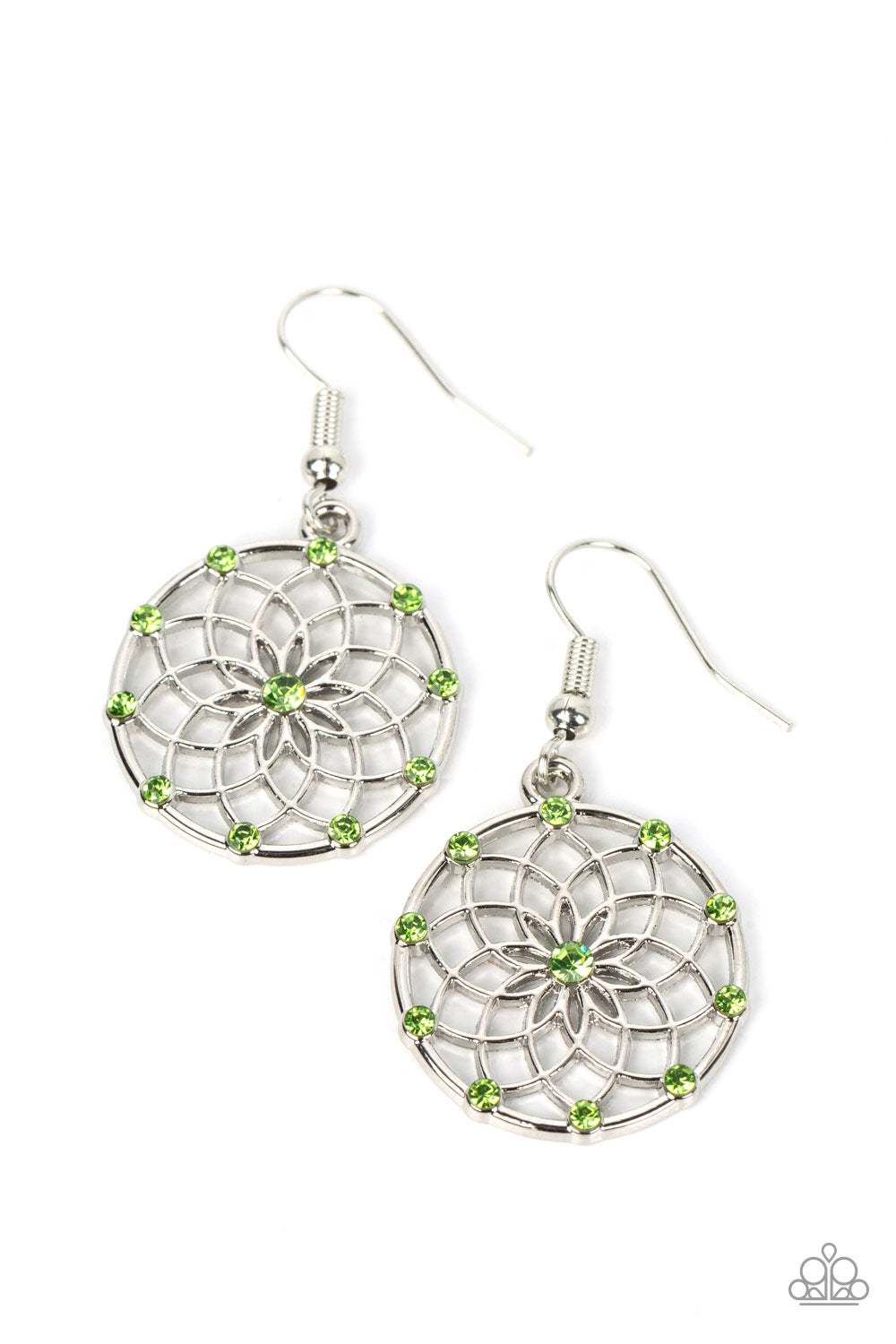 Springtime Salutations - Green Earrings by Paparazzi