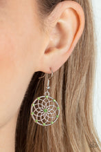 Load image into Gallery viewer, Springtime Salutations - Green Earrings by Paparazzi
