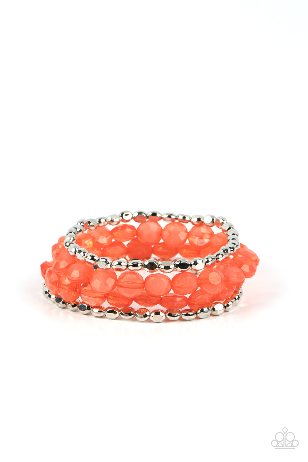 Seaside Siesta - Orange Bracelet by Paparazzi