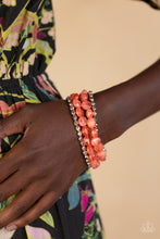 Load image into Gallery viewer, Seaside Siesta - Orange Bracelet by Paparazzi
