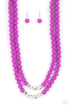 Load image into Gallery viewer, Summer Splash - Purple Necklace by Paparazzi
