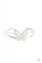 Load image into Gallery viewer, Butterfly Bella - White Bracelet by Paparazzi
