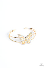 Load image into Gallery viewer, Butterfly Bella - Gold Bracelet by Paparazzi
