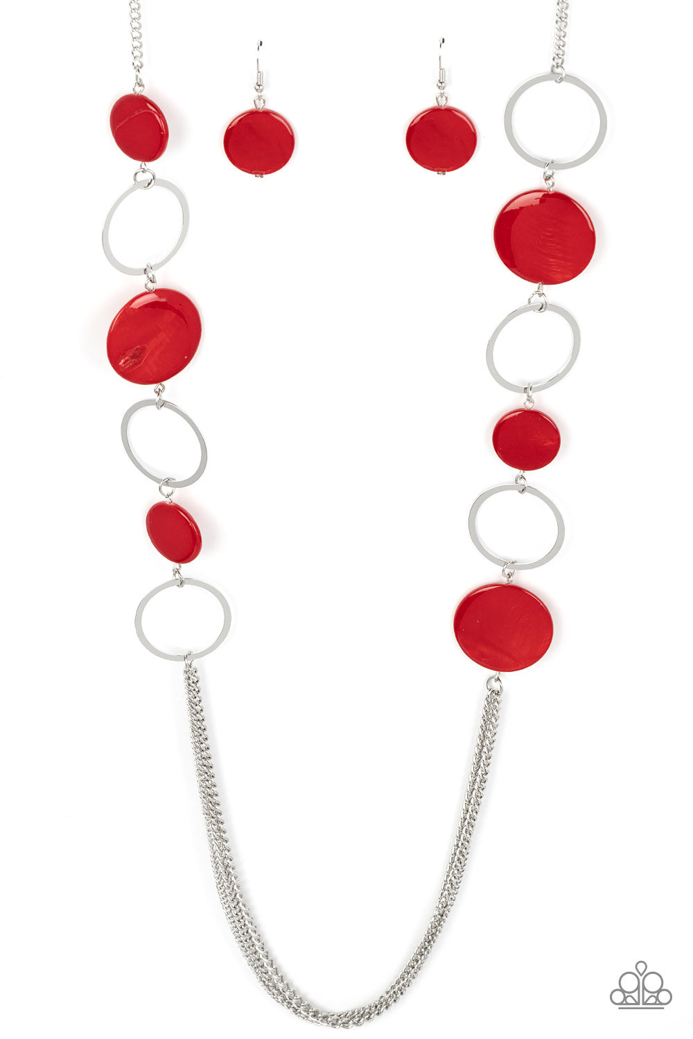 Beach Hub - Red Necklace by Paparazzi