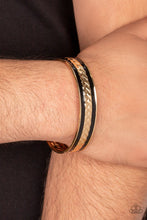 Load image into Gallery viewer, Hot on the TRAILBLAZER - Gold Bracelet by Paparazzi Accessories
