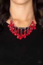 Load image into Gallery viewer, Crystal Cabaret - Red Necklace by Paparazzi
