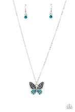 Load image into Gallery viewer, Flutter Forte - Blue Necklace by Paparazzi
