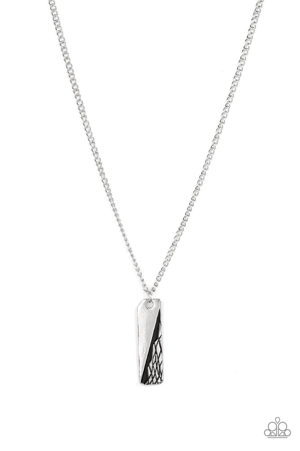 Tag Along - Silver Necklace by Paparazzi