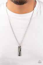 Load image into Gallery viewer, Tag Along - Silver Necklace by Paparazzi
