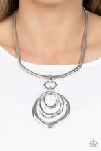 Load image into Gallery viewer, Forged in Fabulous - Silver Necklace by Paparazzi
