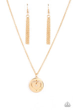 Load image into Gallery viewer, Heart Full of Faith - Gold Necklace by Paparazzi
