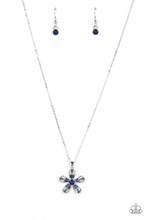 Load image into Gallery viewer, Botanical Ballad - Blue Necklace by Paparazzi
