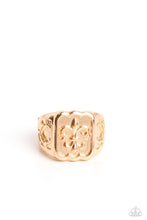 Load image into Gallery viewer, Fiercely Fleur-De-Lis - Gold Men&#39;s Ring by Paparazzi
