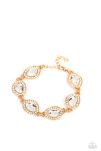 Load image into Gallery viewer, Next-Level Sparkle - Gold Bracelet by Paparazzi
