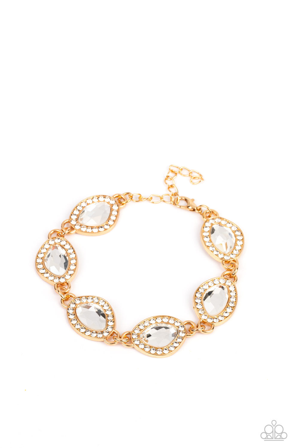 Next-Level Sparkle - Gold Bracelet by Paparazzi