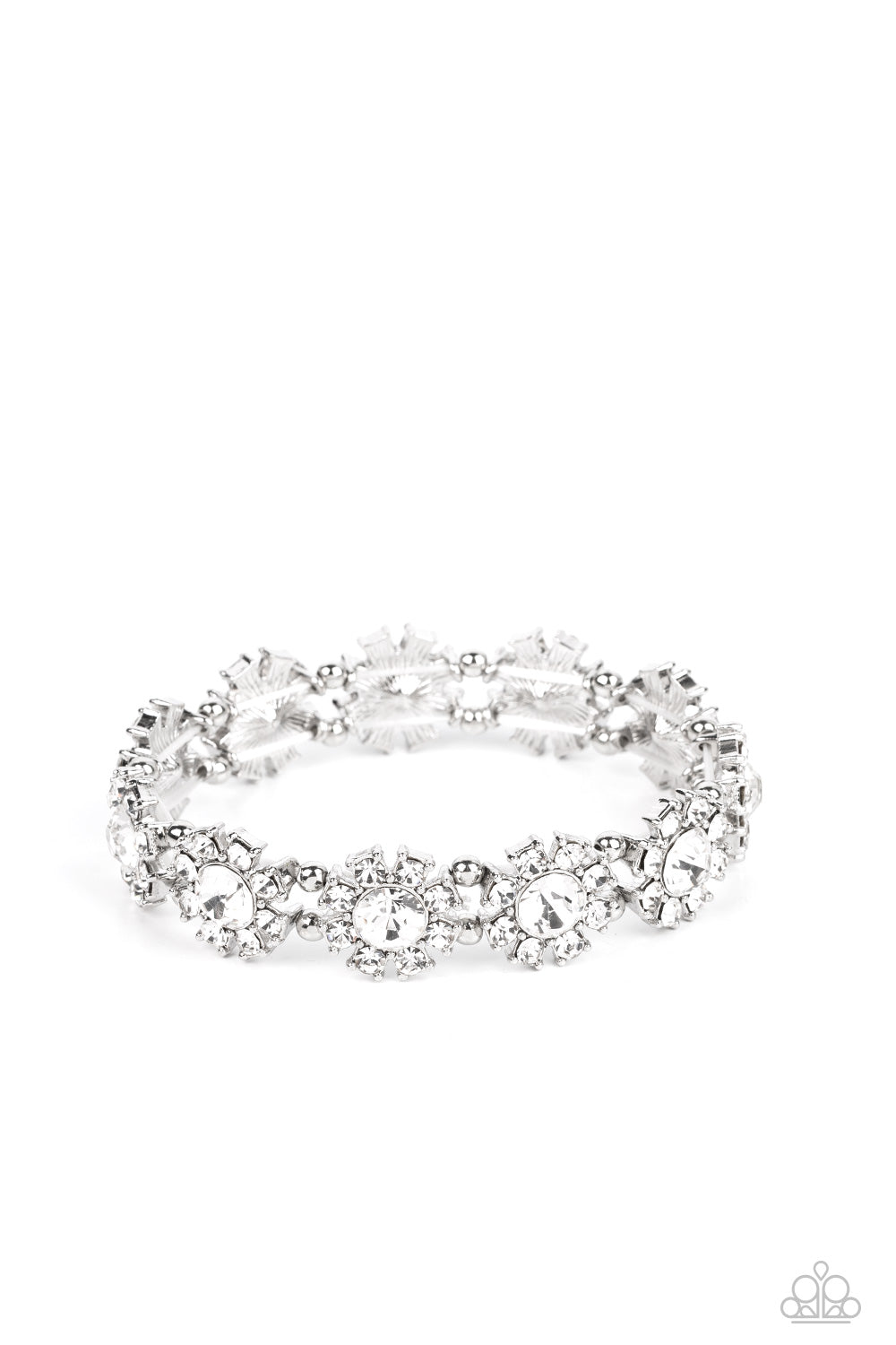 Premium Perennial - White Bracelet by Paparazzi