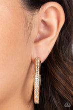 Load image into Gallery viewer, Flash Freeze - Gold Earrings by Paparazzi
