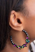 Load image into Gallery viewer, New Age Nostalgia Multi Oil Spill Earrings by Paparazzi
