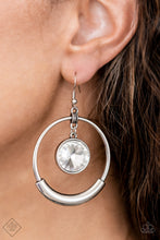 Load image into Gallery viewer, Urban Echo - White Earrings by Paparazzi
