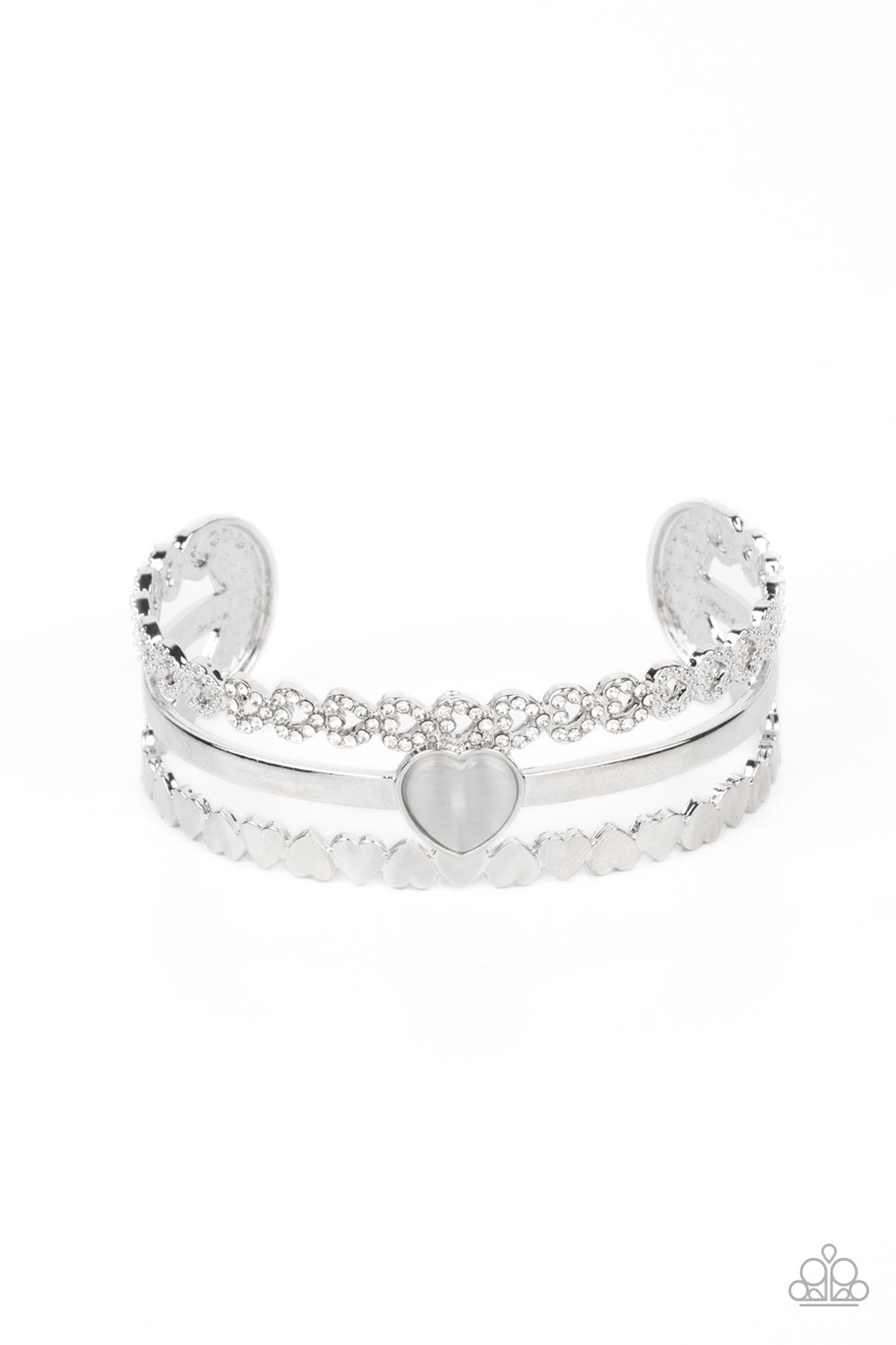 You Win My Heart - White Bracelet by Paparazzi