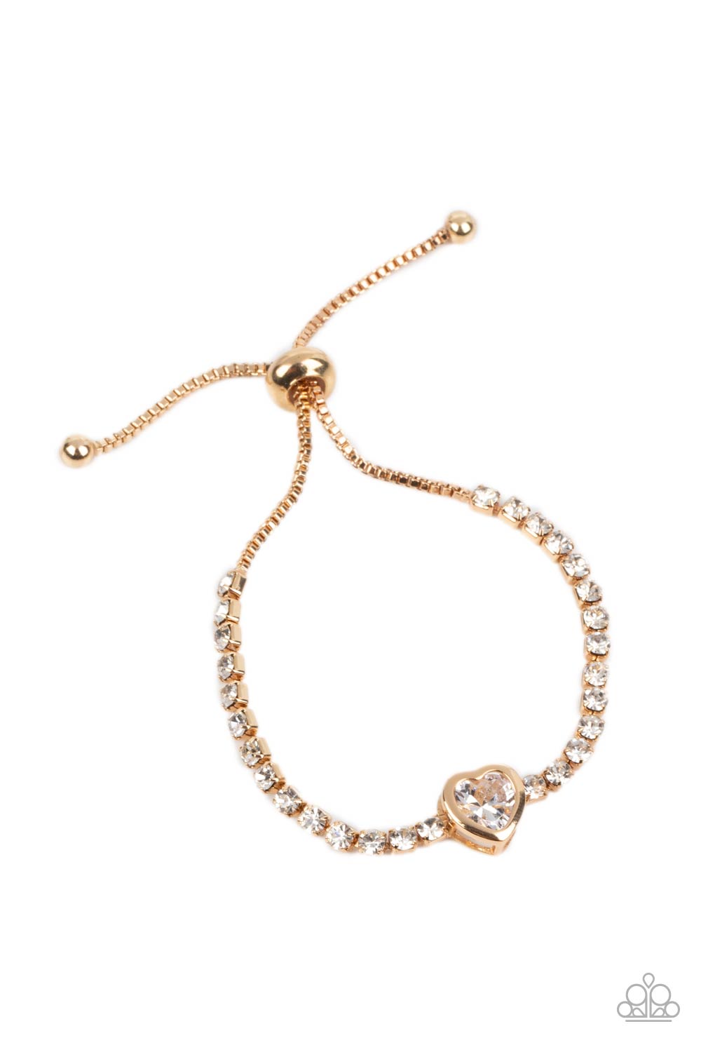 Mirrored Love - Gold Bracelet by Paparazzi