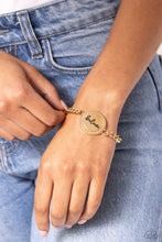 Load image into Gallery viewer, Hope and Faith - Gold Bracelet by Paparazzi
