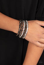 Load image into Gallery viewer, Top Notch Twinkle - Black Bracelet by Paparazzi
