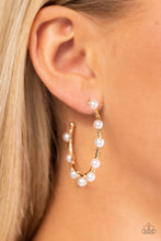 Load image into Gallery viewer, Night at the Gala - Gold Earrings by Paparazzi
