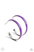 Load image into Gallery viewer, Groovy Glissando - Purple  Earrings by Paparazzi
