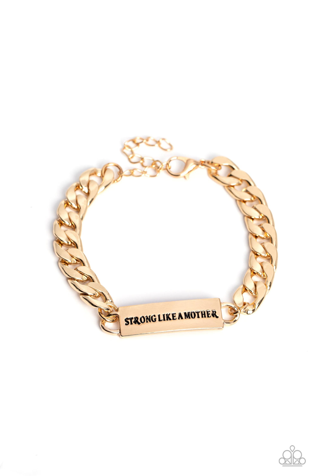 Mighty Matriarch - Gold Bracelet by Paparazzi